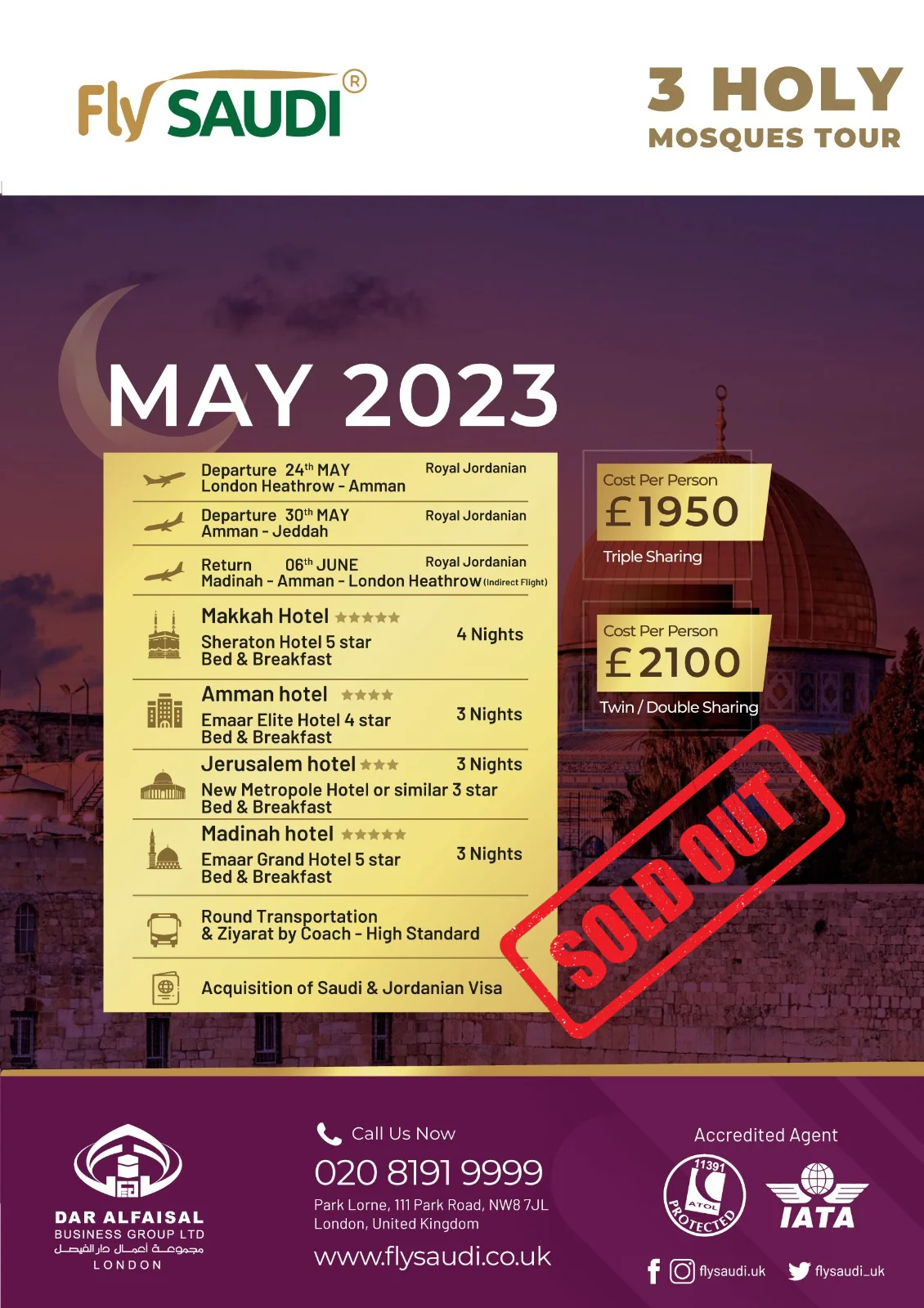May Umrah Package 2023